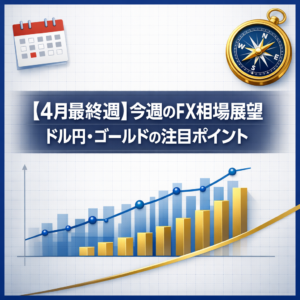 【4月最終週】今週のFX相場展望｜ドル円・ゴールドの注目ポイント