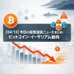 【04/13】今日の仮想通貨ニュースまとめ｜ビットコイン・イーサリアム動向