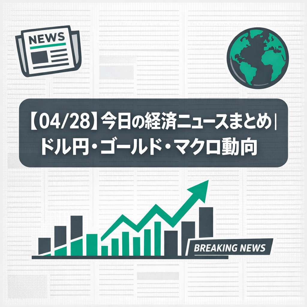 【04/28】今日の経済ニュースまとめ｜ドル円・ゴールド・マクロ動向