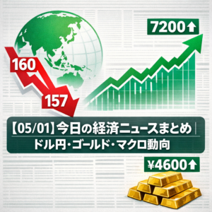 【05/01】今日の経済ニュースまとめ｜ドル円・ゴールド・マクロ動向