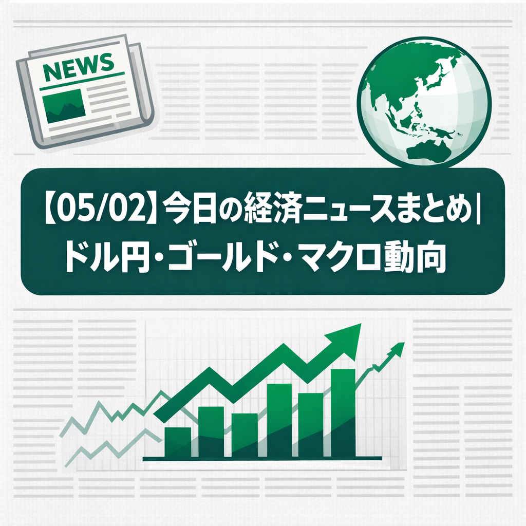 【05/02】今日の経済ニュースまとめ｜ドル円・ゴールド・マクロ動向
