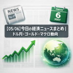 【05/06】今日の経済ニュースまとめ｜ドル円・ゴールド・マクロ動向
