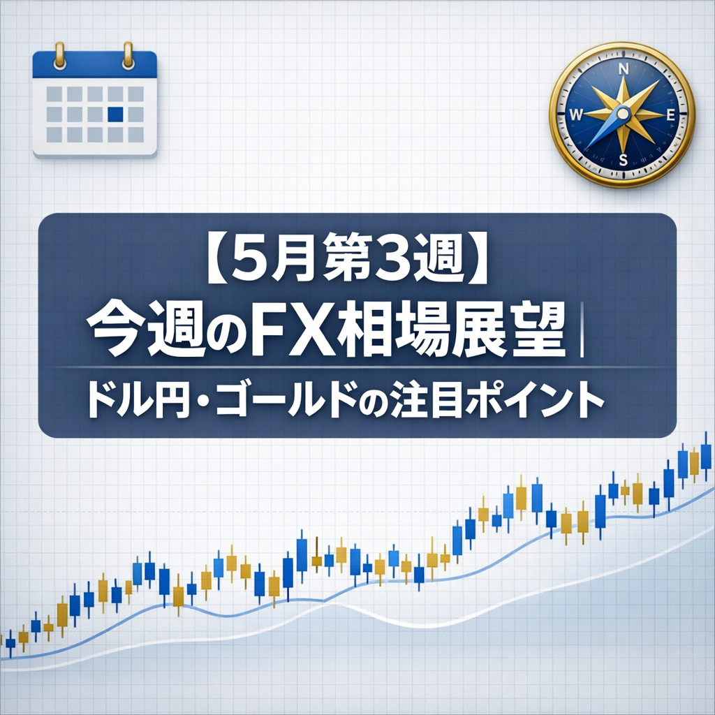【5月第3週】今週のFX相場展望｜ドル円・ゴールドの注目ポイント