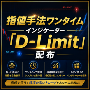 【インジケーター】指値手法インジケーター「D-Limit」配布