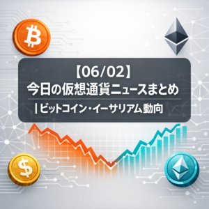 【06/02】今日の仮想通貨ニュースまとめ｜ビットコイン・イーサリアム動向