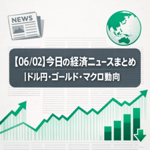 【06/02】今日の経済ニュースまとめ｜ドル円・ゴールド・マクロ動向