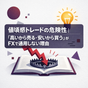 値頃感トレードの危険性｜「高いから売る・安いから買う」がFXで通用しない理由