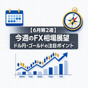 【6月第2週】今週のFX相場展望|ドル円・ゴールドの注目ポイント