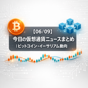 【06/09】今日の仮想通貨ニュースまとめ｜ビットコイン・イーサリアム動向