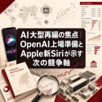 AI大型再編の焦点｜OpenAI上場準備とApple新Siriが示す次の競争軸