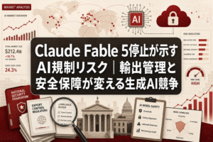 Claude Fable 5停止が示すAI規制リスク｜輸出管理と安全保障が変える生成AI競争