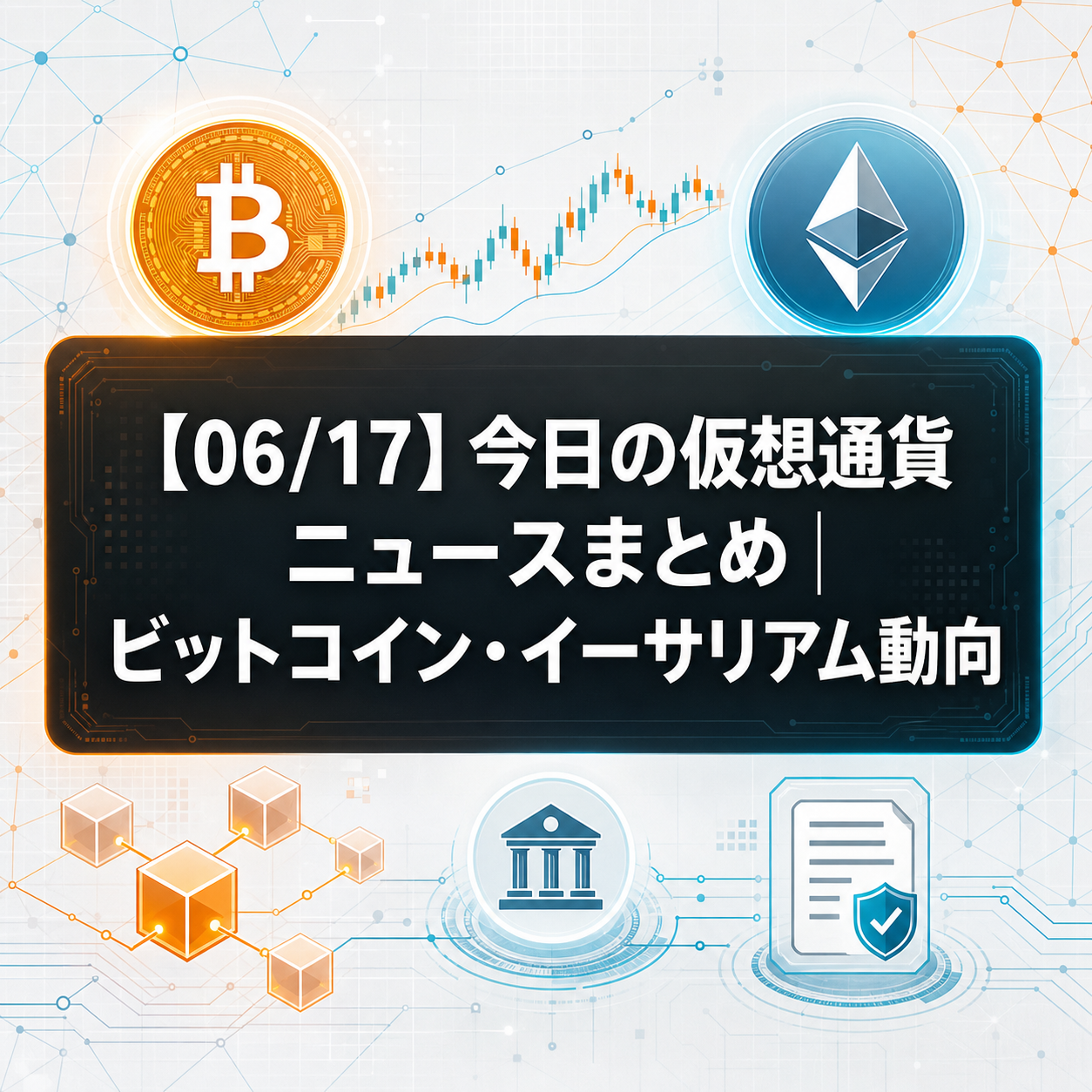 【06/17】今日の仮想通貨ニュースまとめ|ビットコイン・イーサリアム動向