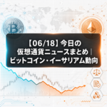 【06/18】今日の仮想通貨ニュースまとめ｜ビットコイン・イーサリアム動向
