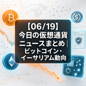 【06/19】今日の仮想通貨ニュースまとめ｜ビットコイン・イーサリアム動向