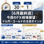 【6月最終週】今週のFX相場展望｜ドル円・ゴールドの注目ポイント