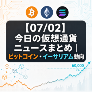 【07/02】今日の仮想通貨ニュースまとめ｜ビットコイン・イーサリアム動向